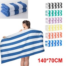 Extra Large Beach Towel Quick Dry Striped Bath Sheet Lightweight Sand Free Towel
