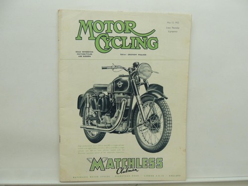May 1952 motorcycling magazine - 1952,