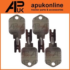 4x Ignition Key for Daewoo 430 440 450 Mustang 166 Skid Steer Ingersoll Rand IR