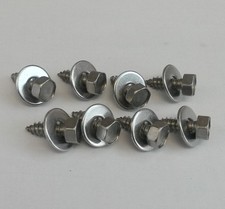 8x Stainless Steel Metro Wing Bolts Austin MG Rover Turbo