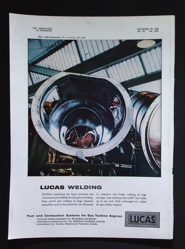 Original 1960 advert - advert, lucas