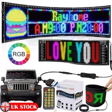 Car RGB LED Sign Scrolling