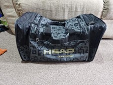Vintage Large Black Head Travel Bag Head Gym Bag Travel Holdall Retro Rare