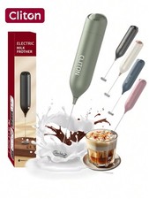 Electric Milk Frother Whisk Mixer for Coffee, Lattes,Egg Beating, and Drink Foam