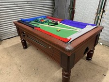 6FT BY 3FT COIN OPERATED  POOL TABLE GREEN CLOTH CAN DELIVER