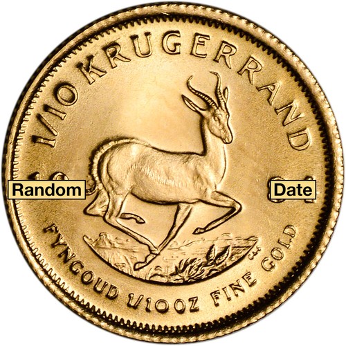 South africa gold krugerrand - south,