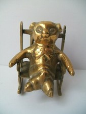 (R) Vintage Brass Pig Sat in a