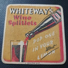 Whiteways Cider Beer Mat Uk