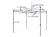 Gorilla gazebo 3x3mtr - 3x3mtr, pop