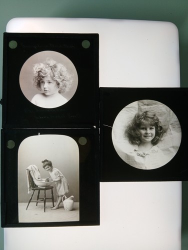 Victorian magic lantern - lantern, slides