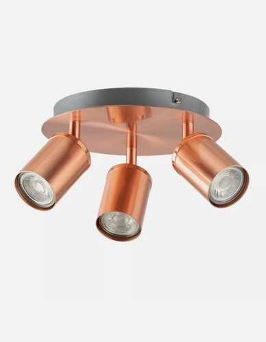 Modern copper way ceiling - modern, 3-way