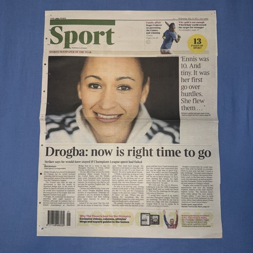 Jessica ennis hill newspaper - ennis,