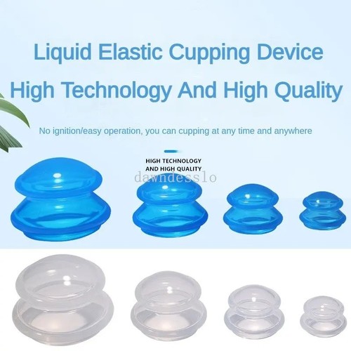Silicone massage cups - cups, vacuum