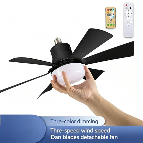 Modern ceiling fan with led - fan,