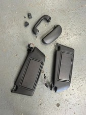 VAUXHALL ASTRA VXR BLACK INTERIOR SUN VISORS AND SUN GLASS HOLDER PAIR MK5 H