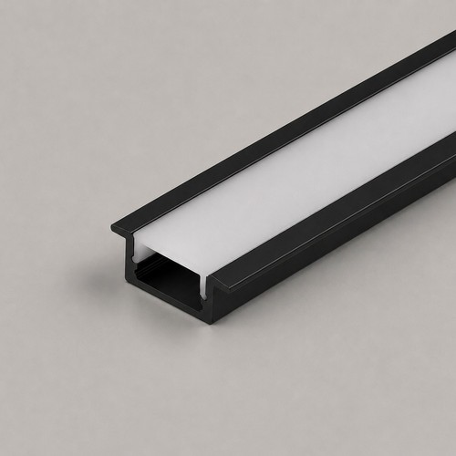 Led aluminium profile - aluminium, black