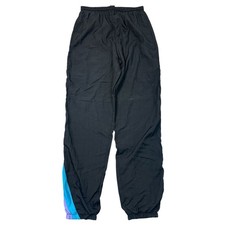 Reebok Tracksuit Bottoms Pants Cuffed Drawstring Y2K Black Mens Large