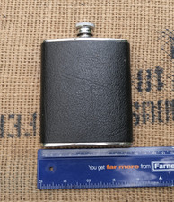 Stainless steel and leather