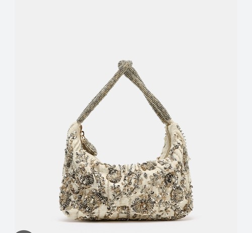 Zara beaded handbag trendy - zara,
