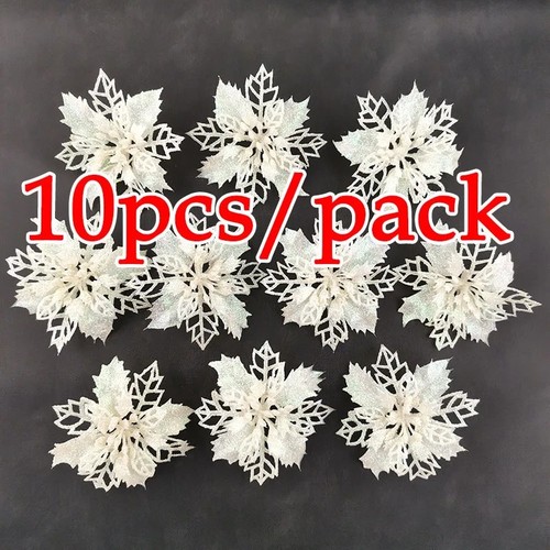 10x snowflakes christmas tree - 10x,