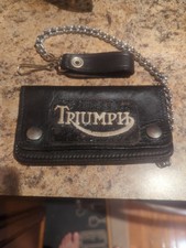 Vintage Triumph Leather Chain