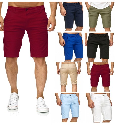 Mens chino shorts - 100%, cotton