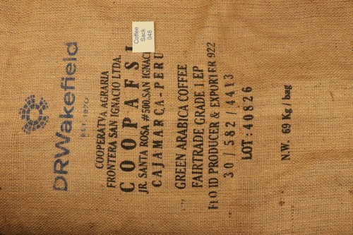 Peruvian hessian coffee - peruvian, sack