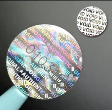 100x  1.5cm Hologram Warranty