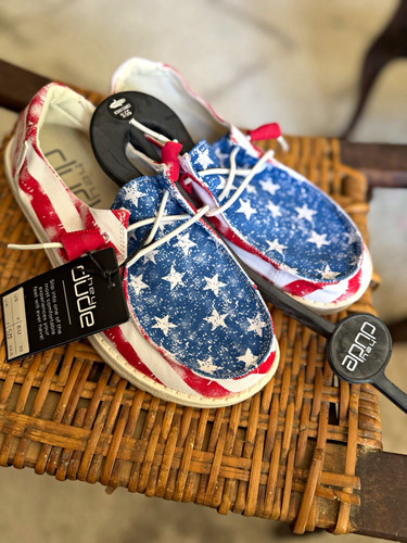 Hey dude wendy usa flag - wendy,