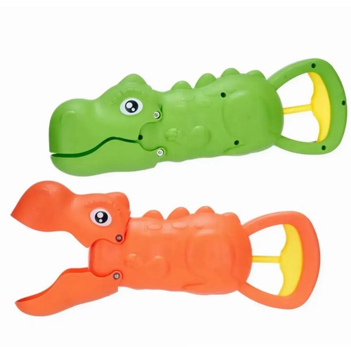Orange dinosaur sand grabber - orange,