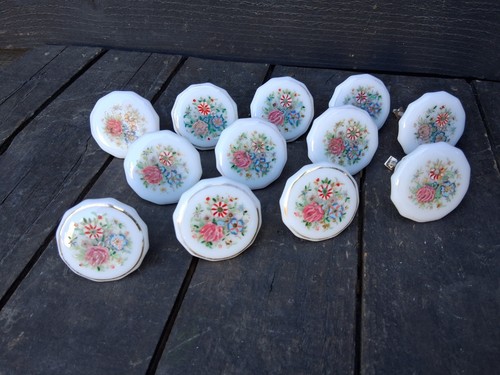 Vintage white glass - glass, drawer