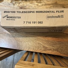 Worcester 60/100 Telescopic Horizontal Flue Kit