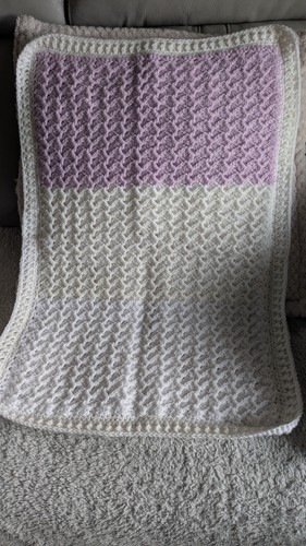Hand crochet baby blanket - crochet,
