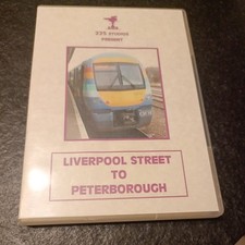 DVD - 225 STUDIOS - Liverpool Street - Peterborough ONE railway train CAB RIDE