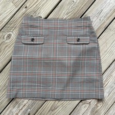 LOFT Outlet Women's Grey Plaid