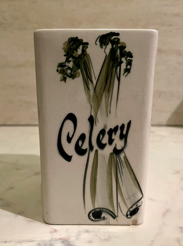 Vintage 60s 70s celery - celery, vase