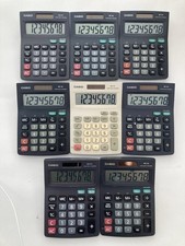8 x Casio MS8 Calculators Job
