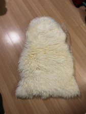 John Lewis Sheepskin Rug Ivory