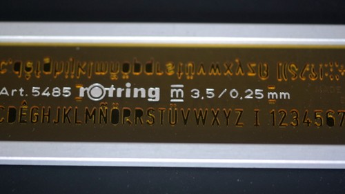 Vintage rotring lettering - vintage,