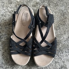 Hotter Maisie Black Leather