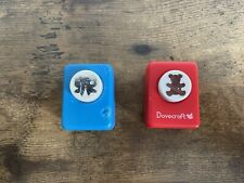 Dovecraft Vintage Paper Punches - Teddy Bear & Ribbon Shapes