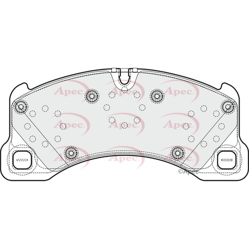Brake pads set for porsche - pads,