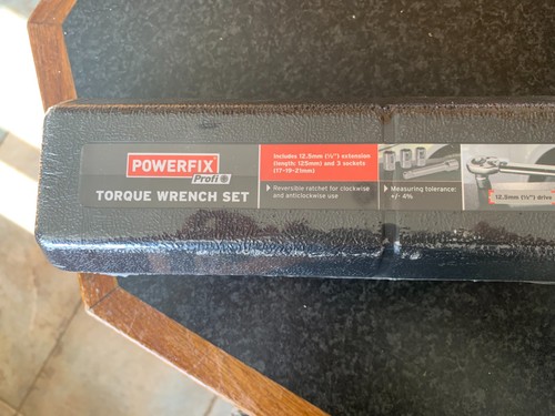Powerfix torque wrench unused - powerfix,