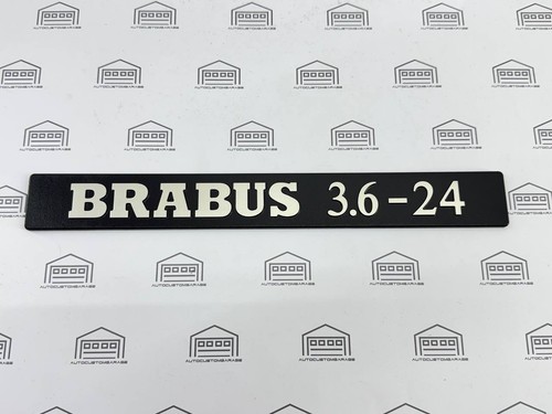 Brabus engine plaque - brabus,