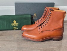 Crockett and Jones Snowdon Oak Wax Hide Boots - Size UK9.5/ EUR43.5/ US10.5
