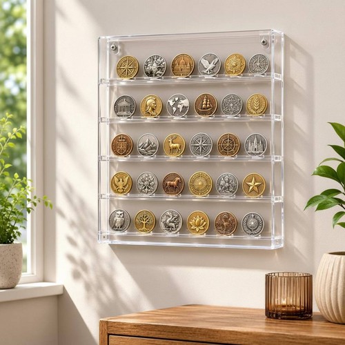 Acrylic coin cabinet - acrylic,