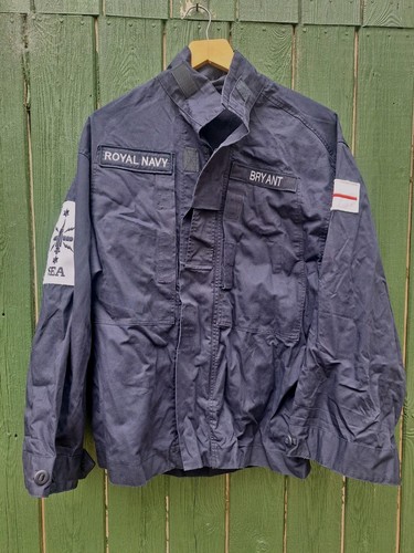 Royal navy badged shirt - royal,