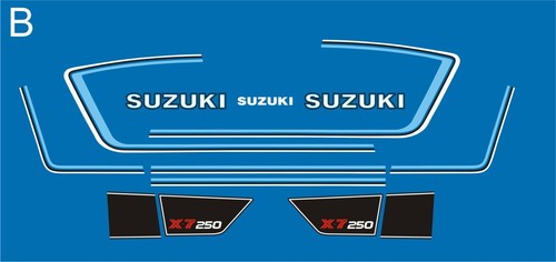Replacement decals suzuki - decals,
