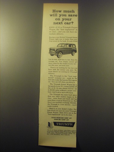 1959 triumph estate - ad,