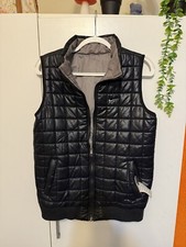 Nike Vintage 00’ Polyester Plain Black Reversible Gilet Unisex Junior 